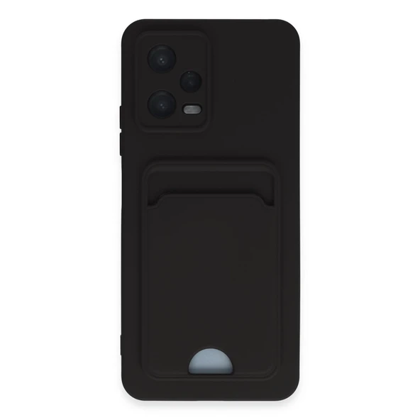 Xiaomi Poco X5 5g Kılıf Kelvin Kartvizitli Silikon - Siyah ürün görseli 1