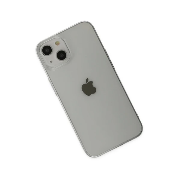 Apple İphone 14 Plus Kılıf Pc Sert Şeffaf Kapak - Şeffaf - Resim 3