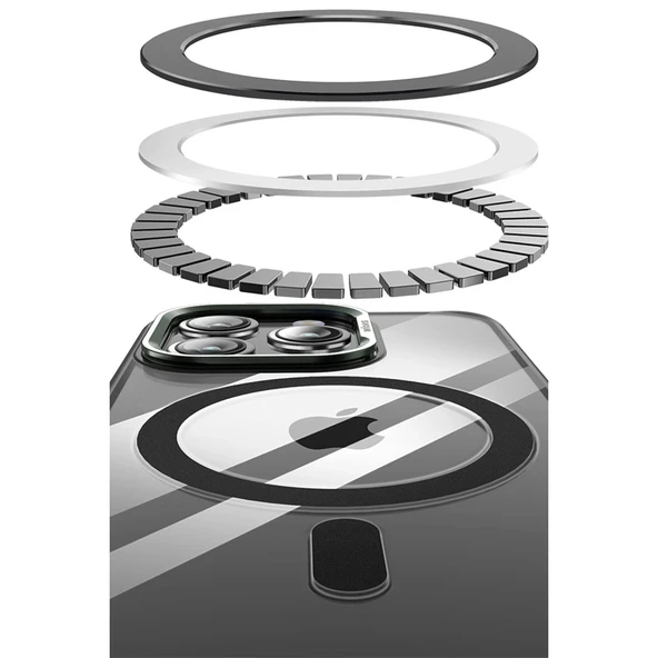 Joko Apple İphone 14 Pro Drop Magsafe Kapak - Derin Mor - Resim 3