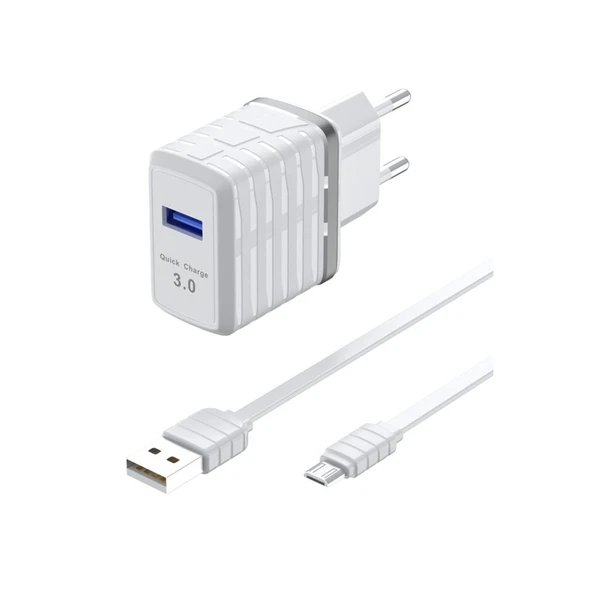 C32Q 3.0 Quick Micro Usb Seyahat Şarj Cihazı ürün görseli 1