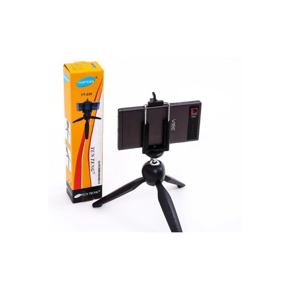 Yt228 Telefon Kamera Tripod Stand - Resim 2
