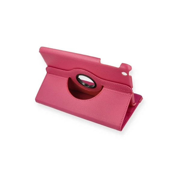 Apple İpad Mini 1 Kılıf 360 Tablet Deri Kılıf - Pembe ürün görseli 1