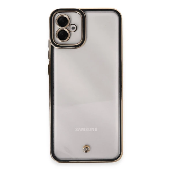 Samsung Galaxy A04e Kılıf Liva Lens Silikon - Siyah ürün görseli 1