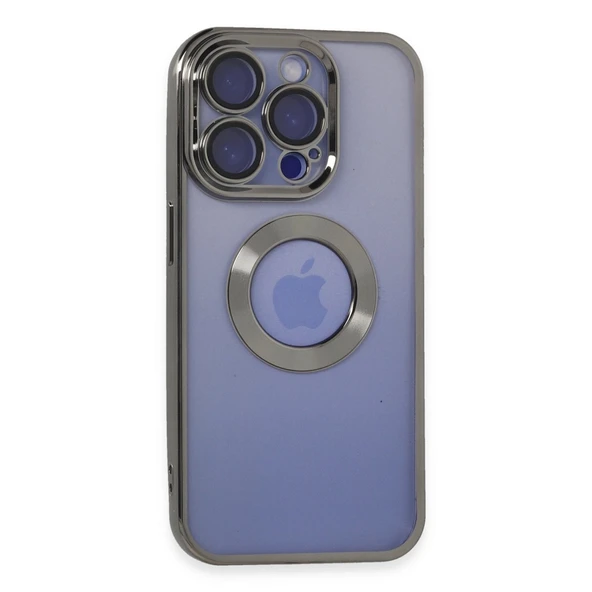 Apple İphone 15 Pro Kılıf Slot Silikon - Titan Gri ürün görseli 1
