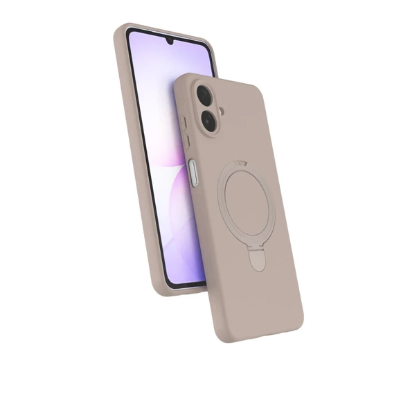Samsung Galaxy A07 4g Regal Magsafe Standlı Kapak - Çöl Titanyum ürün görseli 1