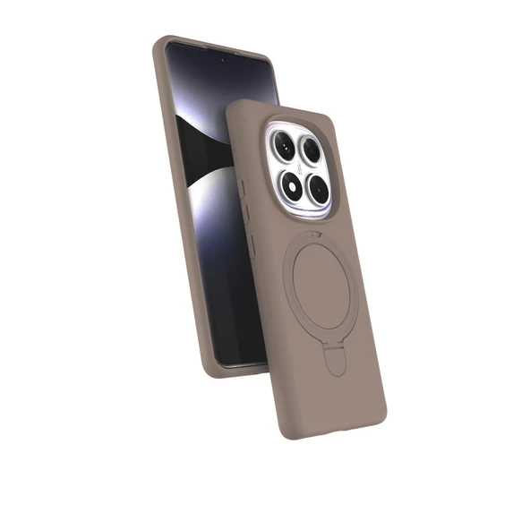 Xiaomi Redmi Note 14 Pro 4g Regal Magsafe Standlı Kapak - Çöl Titanyum ürün görseli 1