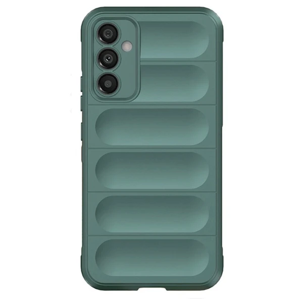 Samsung A56 Kılıf Optimum Silikon - Koyu Yeşil ürün görseli 1