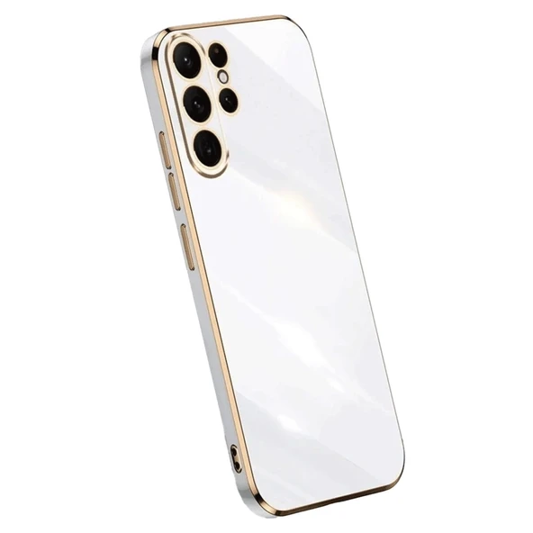 Samsung Galaxy S25 Ultra Kılıf Volet Silikon - Beyaz ürün görseli 1