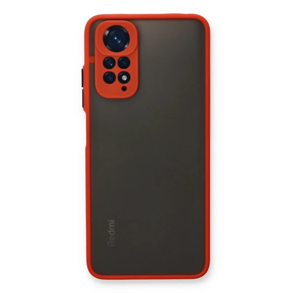 Xiaomi Redmi Note 11 Pro Kılıf Montreal Silikon Kapak - Kırmızı ürün görseli 1