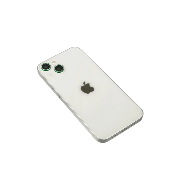 Apple İphone 14 Diamond Kamera Lens - Yeşil ürün görseli 1