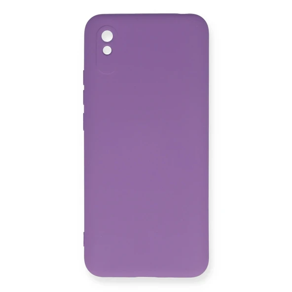 Xiaomi Redmi 9a Kılıf Nano İçi Kadife Silikon - Mor ürün görseli 1