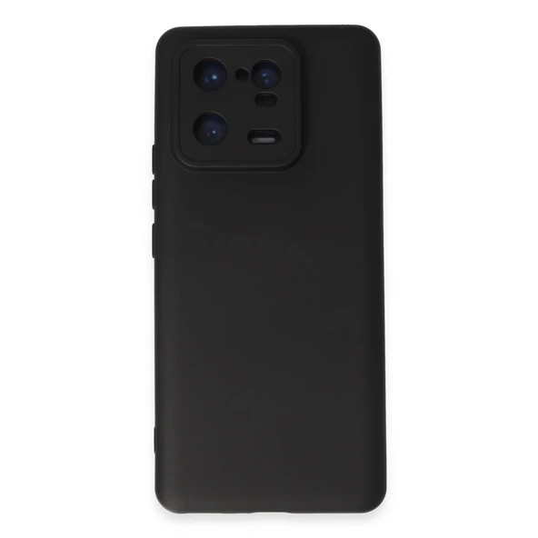 Xiaomi Mi 13 Pro Kılıf Nano İçi Kadife Silikon - Siyah ürün görseli 1