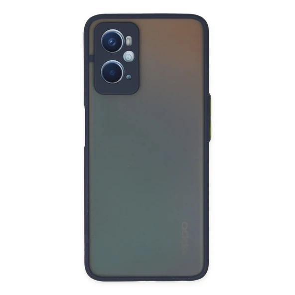 Oppo A96 Kılıf Montreal Silikon Kapak - Lacivert ürün görseli 1