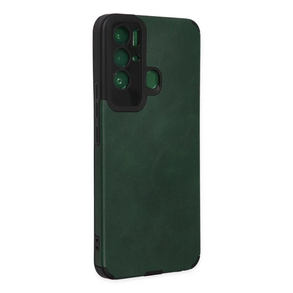 Tecno Pova Neo Kılıf Loop Deri Silikon - Yeşil - Resim 2