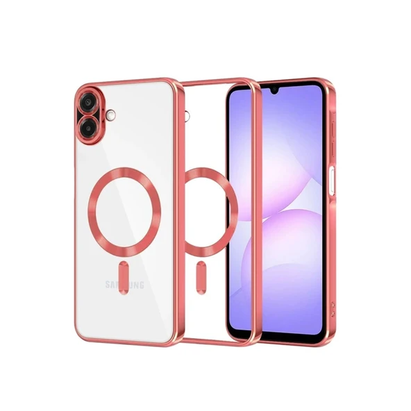 Samsung Galaxy A07 4g Kross Magneticsafe Kapak - Kırmızı ürün görseli 1