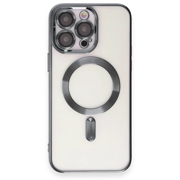 Apple İphone 15 Pro Max Kılıf Kross Magneticsafe Kapak - Titan Gri ürün görseli 1