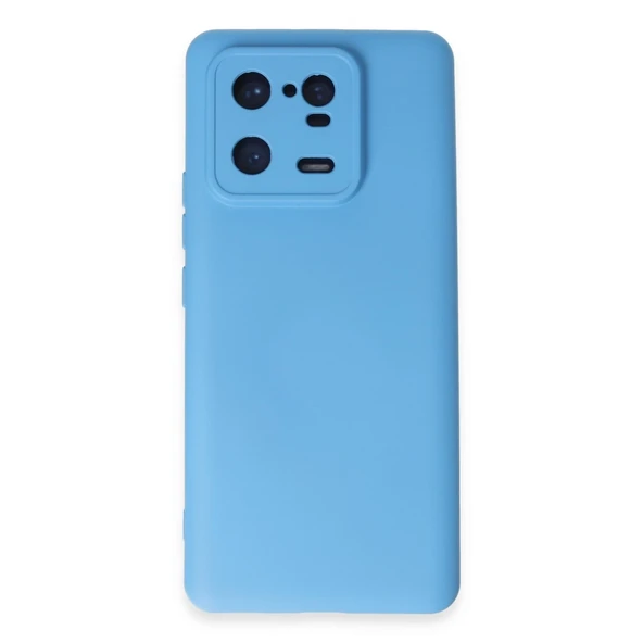 Xiaomi Mi 13 Pro Kılıf Nano İçi Kadife Silikon - Mavi ürün görseli 1