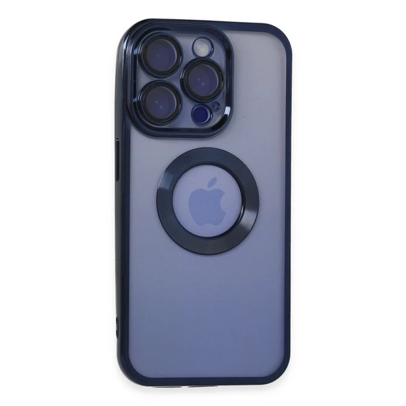 Apple İphone 15 Pro Max Kılıf Slot Silikon - Lacivert ürün görseli 1