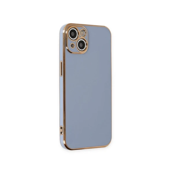 Apple İphone 15 Kılıf Volet Silikon - Mavi - Resim 3