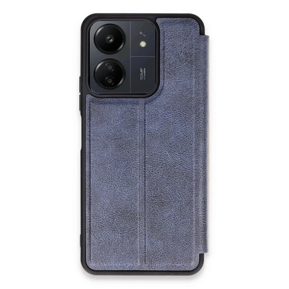 Xiaomi Redmi 13c Kılıf Flip Cover - Lacivert ürün görseli 1
