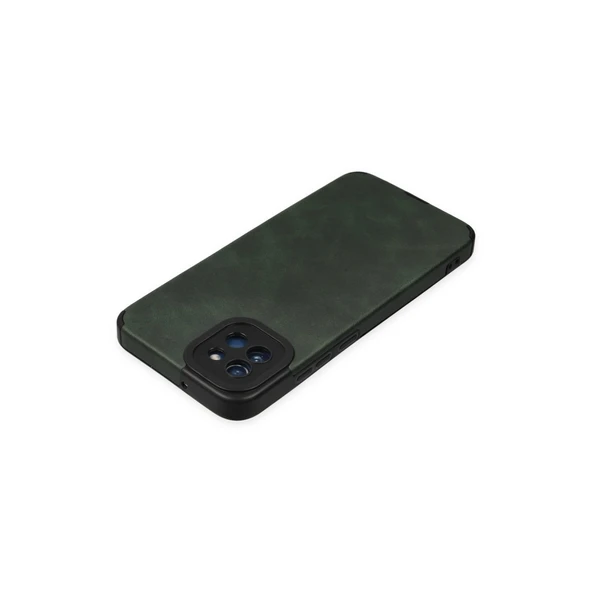 Samsung Galaxy A03 Kılıf Loop Deri Silikon - Yeşil - Resim 4