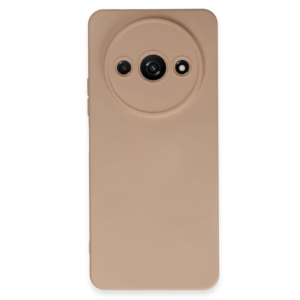 Xiaomi Redmi A3 4g Kılıf Nano İçi Kadife Silikon - Pudra ürün görseli 1