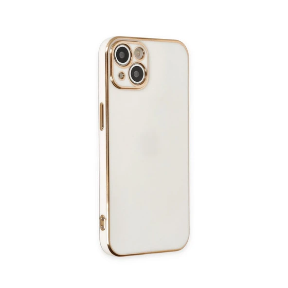 Apple İphone 15 Kılıf Volet Silikon - Beyaz - Resim 2