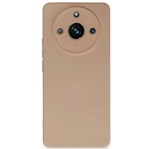 Realme 11 Pro Kılıf Nano İçi Kadife Silikon - Pudra ürün görseli 1