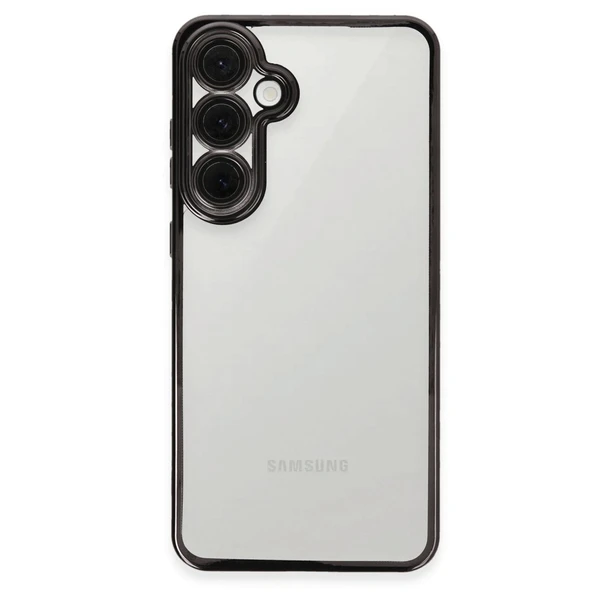 Samsung Galaxy S24 Fe Kılıf Razer Lensli Silikon - Siyah ürün görseli 1