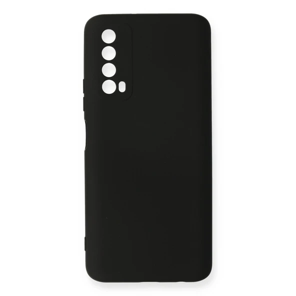 Huawei P Smart 2021 Kılıf Nano İçi Kadife Silikon - Siyah ürün görseli 1