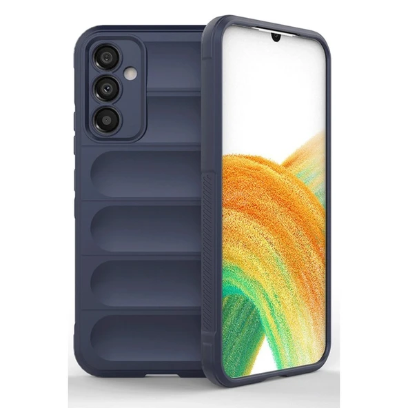 Samsung A56 Kılıf Optimum Silikon - Lacivert ürün görseli 1