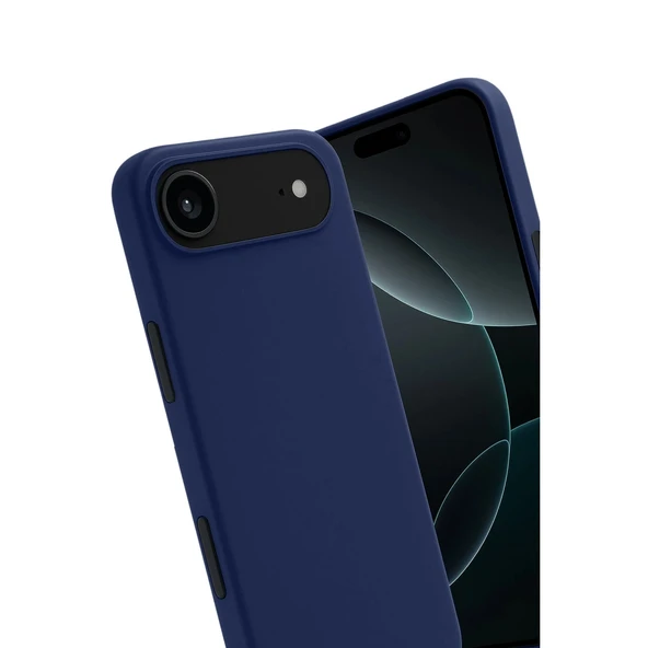 Apple İphone 17 Air First Silikon - Lacivert - Resim 3