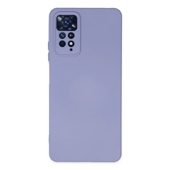 Xiaomi Redmi Note 11 Pro Kılıf Nano İçi Kadife Silikon - Lila ürün görseli 1