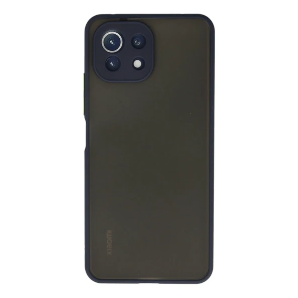 Xiaomi Mi 11 Lite Kılıf Montreal Silikon Kapak - Lacivert ürün görseli 1
