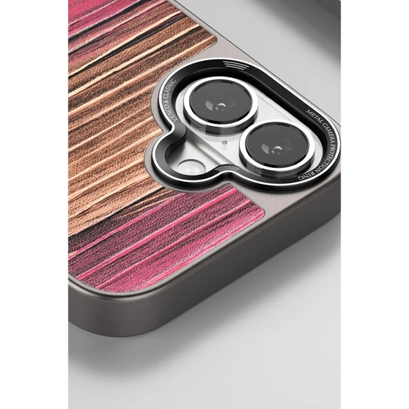 Venco Apple İphone 16 Pro Max Wave Kapak - Pembe - Resim 2