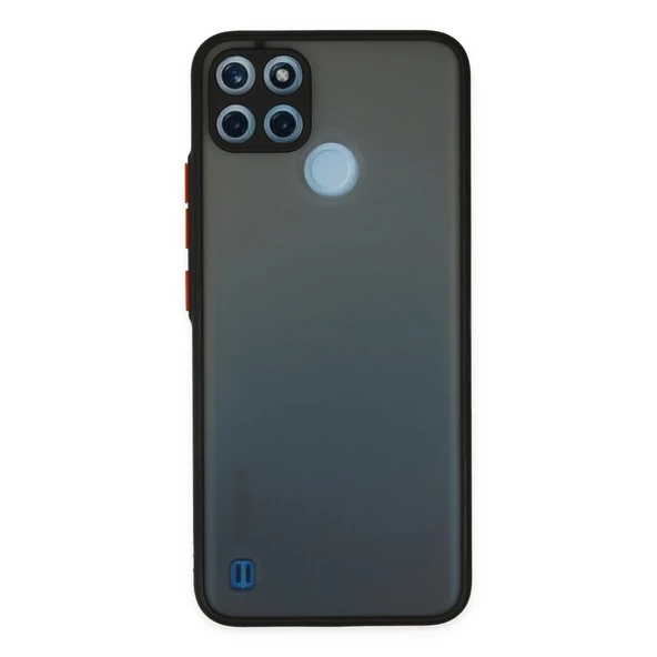 Realme C21y Kılıf Montreal Silikon Kapak - Siyah ürün görseli 1