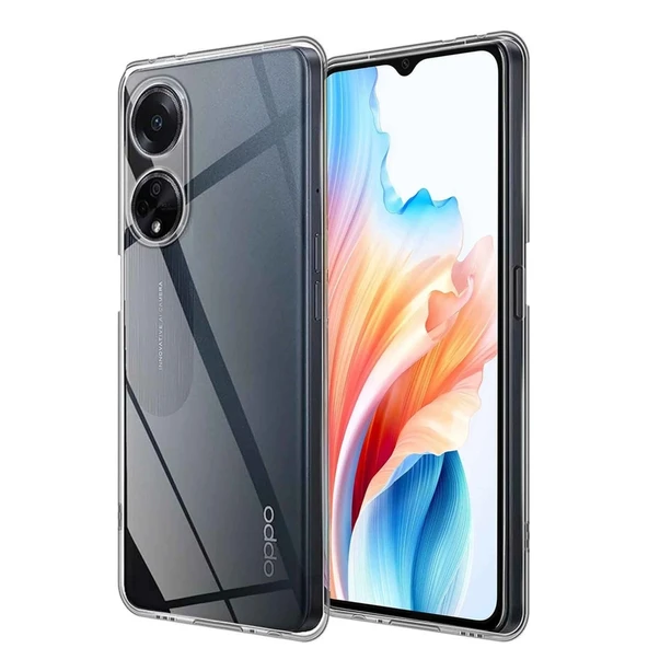 Oppo A38 Kılıf Lüx Şeffaf Silikon ürün görseli 1