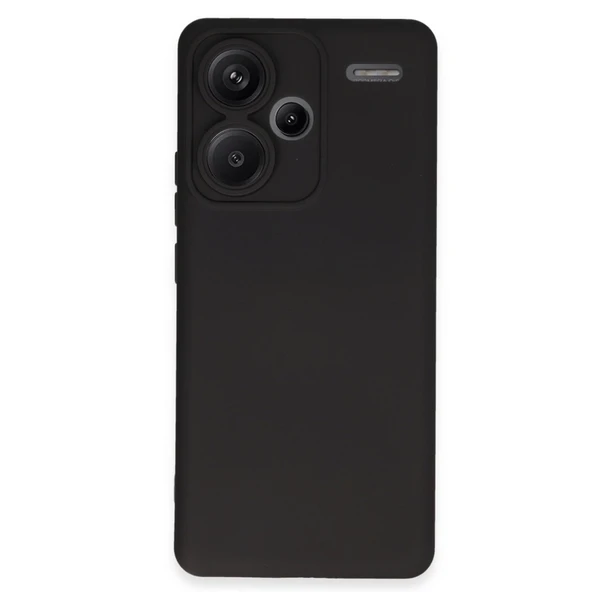 Xiaomi Redmi Note 13 Pro Plus Kılıf Nano İçi Kadife Silikon - Siyah ürün görseli 1