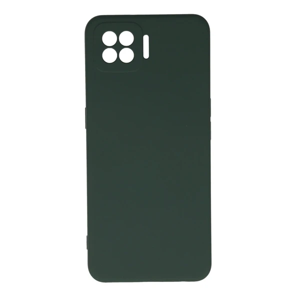 Oppo A73 Kılıf Nano İçi Kadife Silikon - Koyu Yeşil ürün görseli 1