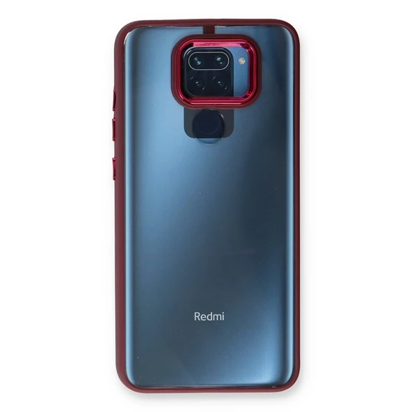 Xiaomi Redmi Note 9 Kılıf Dora Kapak - Kırmızı - Resim 2
