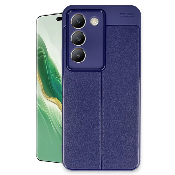 Vivo V30 Lite 4g Kılıf Auto Focus Kapak - Lacivert ürün görseli 1