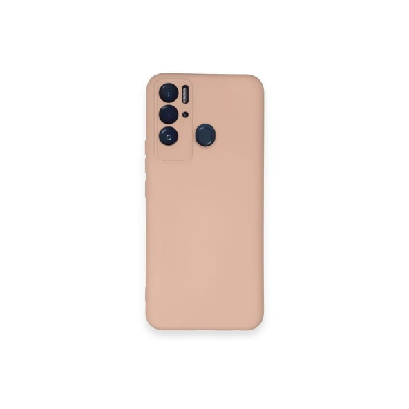 Tecno Pova Neo Kılıf Nano İçi Kadife Silikon - Pudra ürün görseli 1