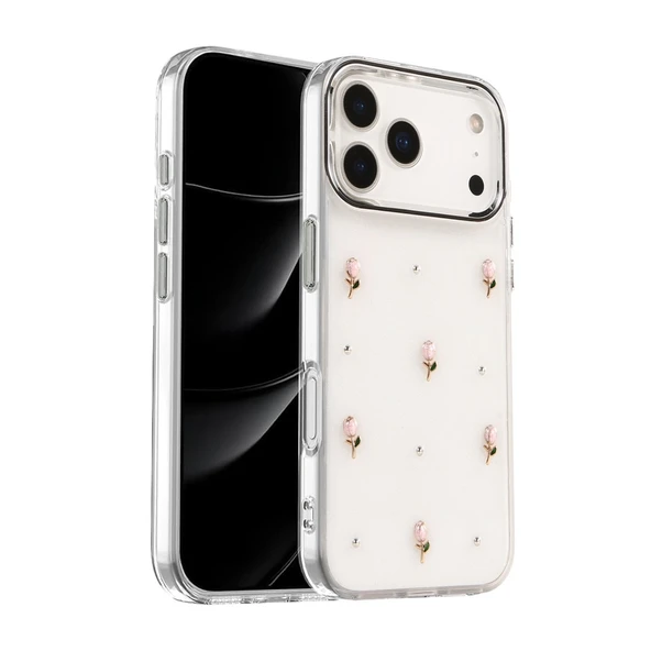 Apple İphone 17 Pro Fiyonk Desenli Kapak - Desen 6 ürün görseli 1