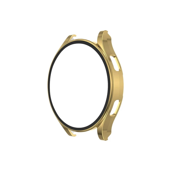 Watch 5 Pro 45mm Wall Camlı Kasa Ekran Koruyucu - Gold ürün görseli 1