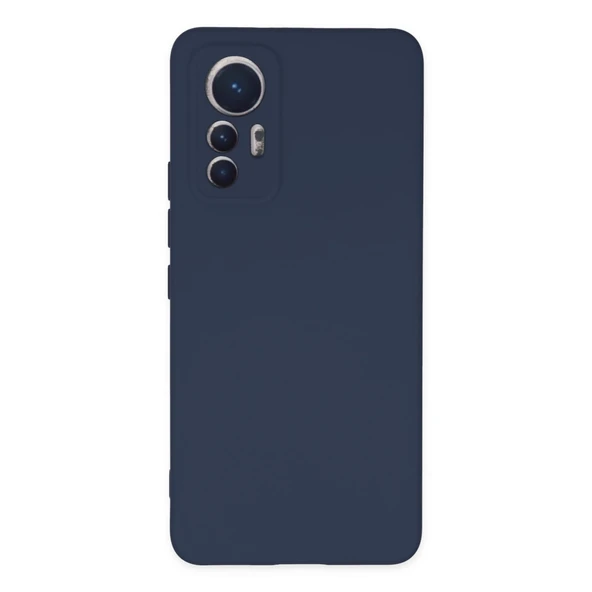 Xiaomi Mi 12 Lite Kılıf Nano İçi Kadife Silikon - Lacivert ürün görseli 1