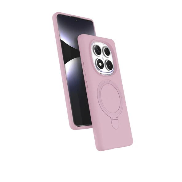 Xiaomi Redmi Note 14 Pro 5g Regal Magsafe Standlı Kapak - Açık Pembe ürün görseli 1