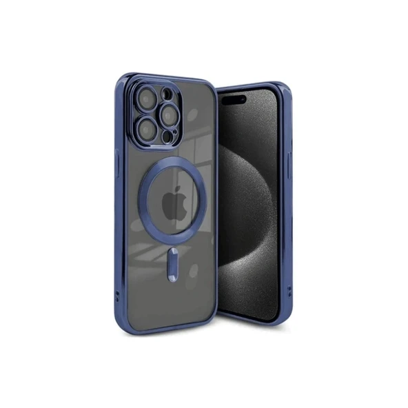 Apple İphone 15 Pro Max Kılıf Kross Magneticsafe Kapak - Lacivert ürün görseli 1