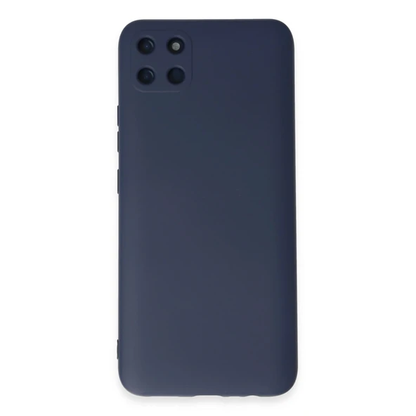 Realme C11 Kılıf Nano İçi Kadife Silikon - Lacivert ürün görseli 1