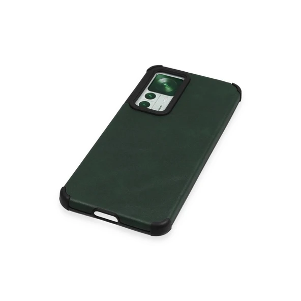 Xiaomi Mi 12t Kılıf Loop Deri Silikon - Yeşil - Resim 4