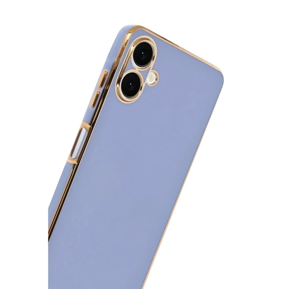 Samsung Galaxy A07 4g Volet Silikon - Mavi - Resim 3